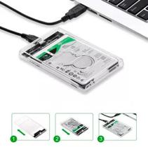 HD Externo Portátil USB 3.0 Case Transparente Oferta! - FY-448