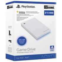 HD Externo Seagate 2TB Game Drive PS5 - PS4 2.5 STLV2000101 - Branco Garantia BR