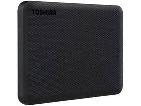 HD Externo Toshiba 1TB Canvio Advance, Cabo USB 3.0, Preto - HDTCA10XK3AA