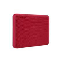HD Externo Toshiba 2TB Canvio Advance, USB 3.0, Vermelho - HDTCA20XR3AA
