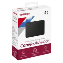Hd Externo Toshiba 4Tb Canvio Advance Preto - Hdtca40Xk3Ca