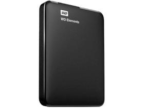 HD Externo WD Elements, 2TB, USB 3.0, Preto - WDBU6Y0020BBK HD Externo WD Elements, 2TB, USB 3.0, Preto - WDBU6Y0020BBK