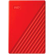 HD Externo WD Portátil My Passport, 2TB, USB 3.2, Vermelho - WDBYVG0020BRD-WESN
