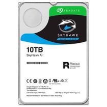 HD Interno Seagate SkyHawk AI 10TB para Vigilância, 7200RPM, 256MB, SATA 6GB/s - ST10000VE001
