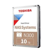 HD Interno Toshiba N300, NAS, 10TB, 3.5', Cache 512MB, 7200RPM, SATA - HDWG71AXZSTA HD Interno Toshiba N300, NAS, 10TB, 3.5', Cache 512MB, 7200RPM, SATA - HDWG71AXZSTA