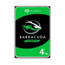HD Seagate Barracuda, 4TB, 3.5", SATA 3, 5400RPM, 256MB Cache - ST4000DM004 HD Seagate Barracuda, 4TB, 3.5", SATA 3, 5400RPM, 256MB Cache - ST4000DM004