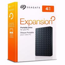HD Seagate Externo Portátil Expansion USB 3.0 4TB Preto - STEA4000400