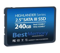 Hd ssd best memory 240gb 2.5 sata iii bt-240-535 - BESTMEMORY