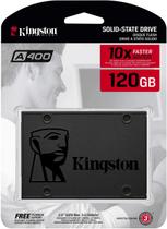 HD SSD Interno Kingston 120GB A400 SATA 3 2.5 SA400S37120G