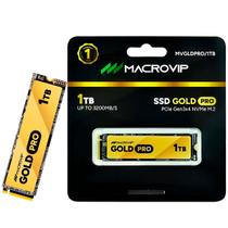 Hd SSD M.2 NVMe 1TB Macrovip Gold Pro, PCIe Gen3x4 - MVG6DPRO/1TB