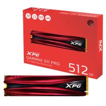 HD SSD M.2 XPG Gammix S11 Pro 512Gb PCI-E - AGAMMIXS11P-512GT-C - XPG Adata