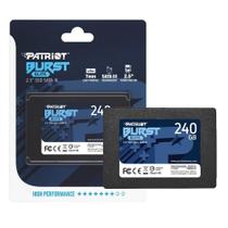 HD SSD Patriot Burst 240Gb Sata 3 PBE240GS25SSDR 5084 HD SSD Patriot Burst 240Gb Sata 3 PBE240GS25SSDR 5084