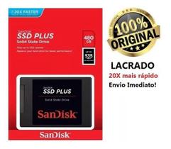 Hd Ssd Sandisk Plus 480Gb 535Mb/S Sata 3
