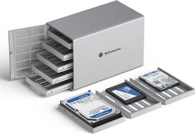 HD Storage 5 baias HD SATA/SSD 2,5 e 3,5 USB Tipo-C - Até 80TB