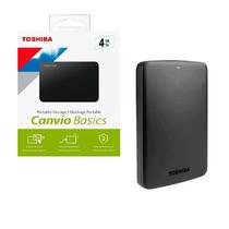 Hd Toshiba Externo 4Tb Usb 3.0 Canvio Basics Preto Hdtb540Xk3Ca