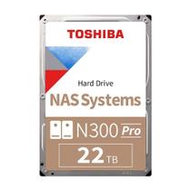 HD Toshiba N300 PRO, 22TB, 7200 RPM, NAS, 3.5', SATA - HDWG62CXZSTB
