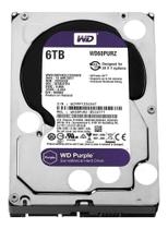 HD WD Purple Surveillance Western Digital 6TB - Para Segurança e Monitoramento