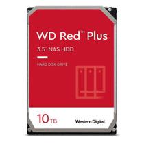 HD WD Red Plus, NAS, 10TB, 3.5', Cache 256MB, 7200RPM, SATA - WD101EFBX