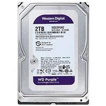 HD Western Digital 2TB WD Purple 3.5 SATA 3 5400RPM WD23PURZ Vigilância Segurança Armazenamento 24-7 Ideal Câmeras