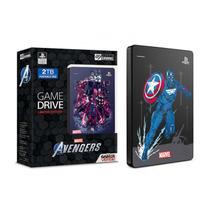 Hdd externo usb portatil seagate 2hjaa9-570 stgd2000107 avengers ca p. america 2tera usb 3.0 ps4