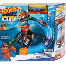 Hdr29 hot wheels city pista ataque do gorila hdr30 - mattel