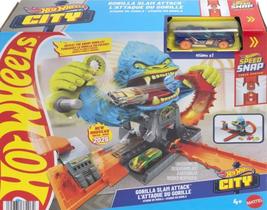 Hdr29 hot wheels city pista monstros e desafios radicais gorilla jhl92 mattel Hdr29 hot wheels city pista monstros e desafios radicais gorilla jhl92 mattel