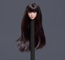 Head Sculpt, pele pálida de menina asiática em escala 1/12 para figura de 15 cm