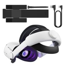 Head Strap KIWI design Comfort com suporte de bateria 3 em 1 Quest 2 Head Strap KIWI design Comfort com suporte de bateria 3 em 1 Quest 2