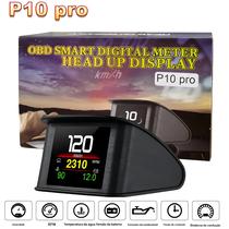 Head Up Display OBD2 P10 Pro - Computador de Bordo Digital para Carro