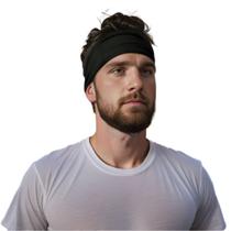 Headband Faixa De Cabelo Testa Bandana Proteção Uv Unissex