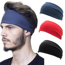 Headband Faixa De Cabelo Testa Bandana Proteção Uv Unissex