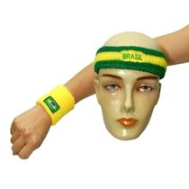 Headband faixa de testa Munhequeira DO BRASIL copa 2022