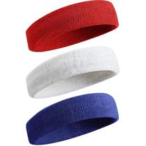 Headbands Esportivas Masculinas e Femininas - 3 Peças - Absorvem o Suor