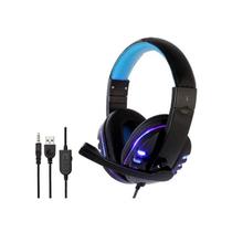 Headfone fone ouvido gamer usb microfone hf-g310p4 - azul