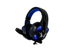 Headfone headset fone gamer usb p3 p2 led mic hf-g600 azul