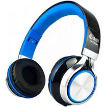 Headfone Super Bass HM-750MV Preto e Azul - Infokit