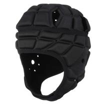 Headgear Surlim Rugby Soft Helmet Soccer Scrum Cap adulto preto