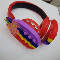 Headphone Bluetooth Fone Arco Infantil Unicórnio Pop It Bluetooth AH-806H