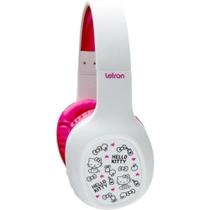 Headphone Bluetooth Letron Hello Kitty Rosa Pct /1