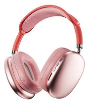 Headphone Bluetooth P9 Air Sem Fio C/ Cartão Tf -vermelho