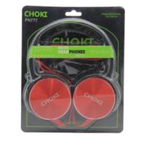 Headphone choki FN777 vermelho.