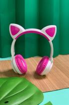 Headphone com orelhas de gatinho