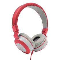 Headphone Dazz Moove C/Microfone P2 - Cinza/Vermelho