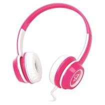 Headphone Estéreo Infantil Rosa e Branco - ELG
