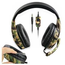 Headphone Fone Com Fio Microfone Ps4 Xbox Jogos, On Line - DACAR