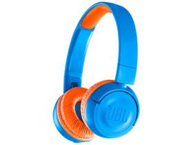 Headphone/Fone de Ouvido Bluetooth JBL - com Microfone Infantil Azul e Laranja JR300BT