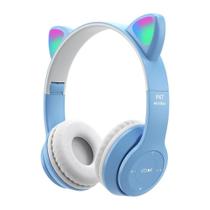 Headphone Fone de Ouvido Gatinho LED RGB P47