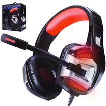Headphone Gamer 7.1 Vermelho Led Ps4/Pc/Cel Infokit Gh-X1800