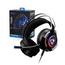 Headphone Gamer com LED Preto HF-G820 - Exbom