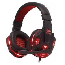 Headphone Gamer Fone com Microfone VERMELHO KP-397 KNUP